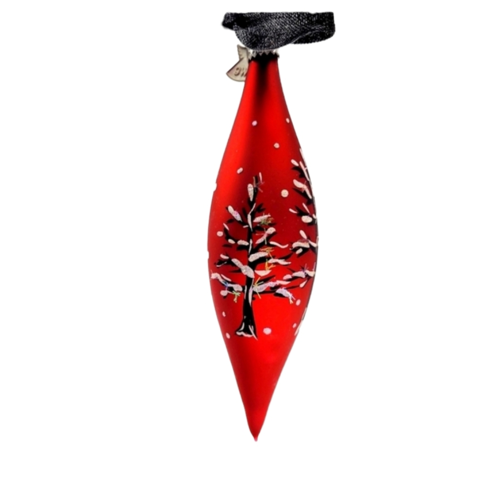 Handpainted Christmas Tree Ornament